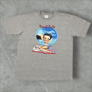 Vintage 90s Betty Boop Single Stitch Beach Babe Bikini Pinup Shirt - Size 3XL